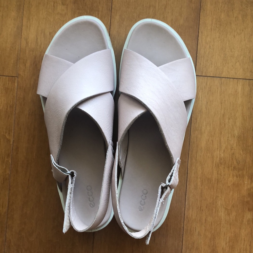 Ecco natural leather  sandals size 42 - Picture 2 of 6